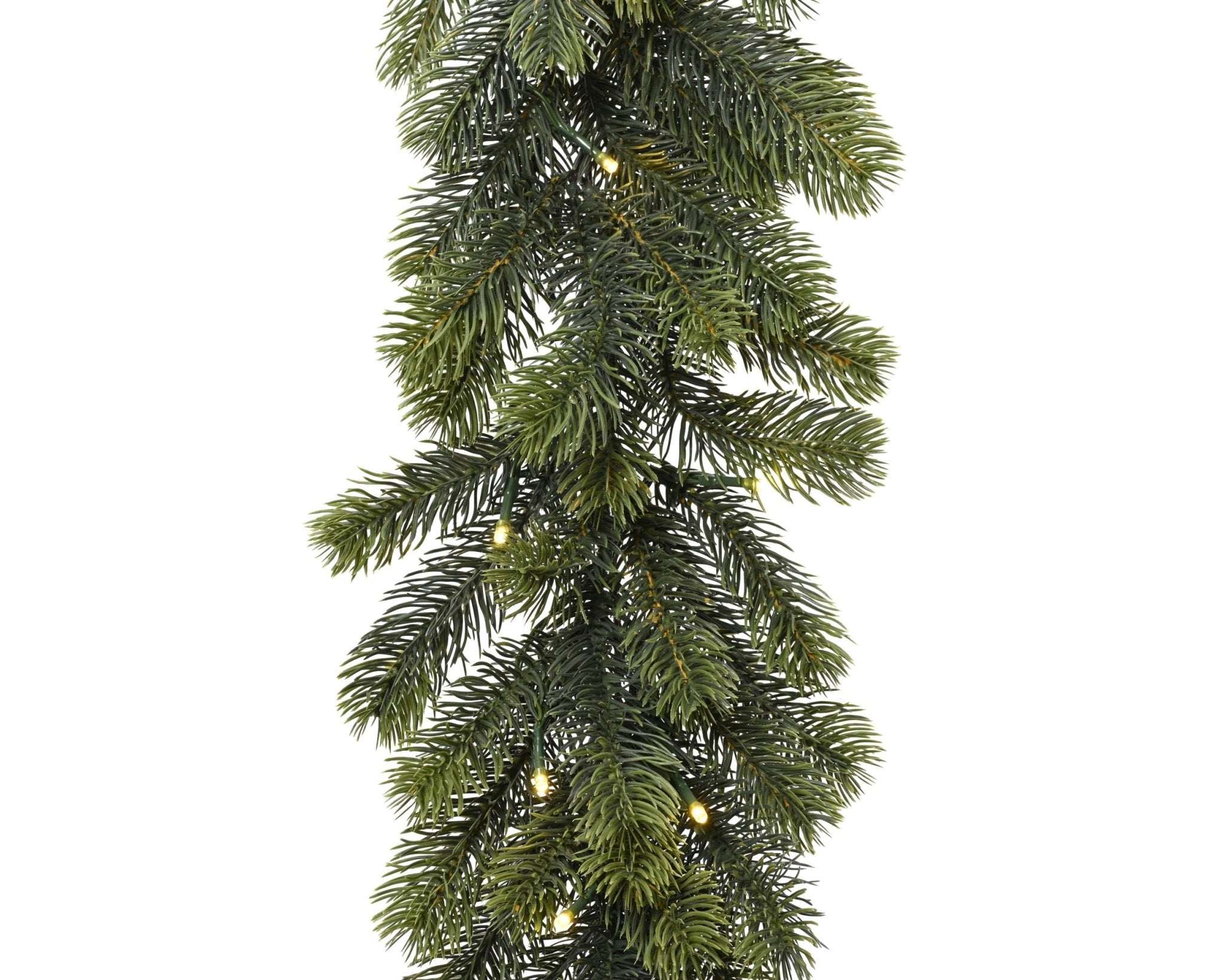 Winterliche Tannengirlande mit LED indoor/outdoor (270 x 30 cm) - Amiras Zauber